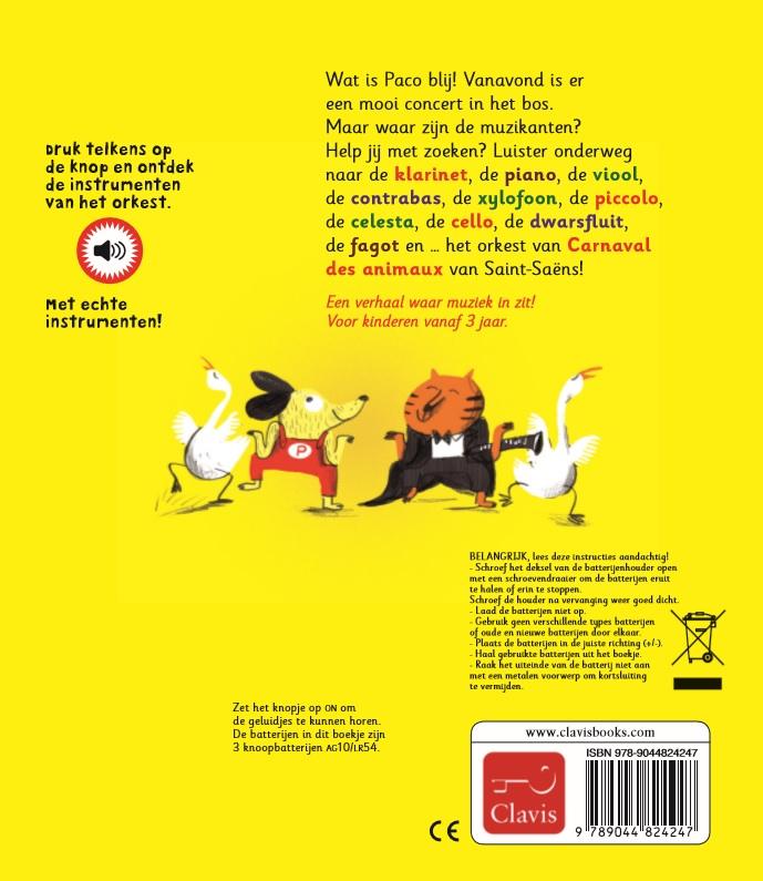 Paco en het orkest / Paco achterkant