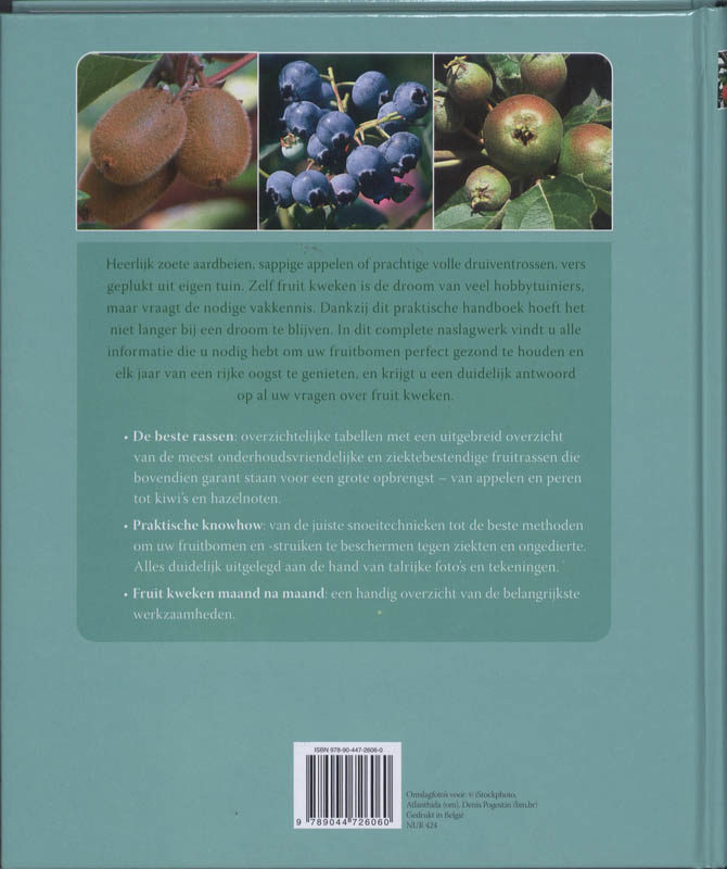 Groot handboek fruit kweken achterkant