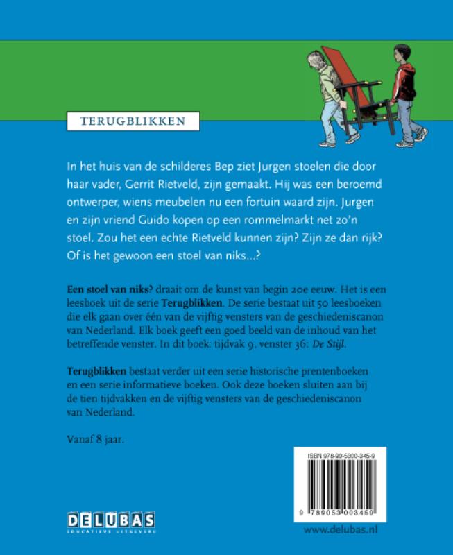 Een stoel van niks? / Terugblikken leesboeken / 36 achterkant