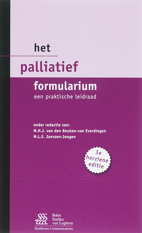 Het palliatief formularium / Formularium