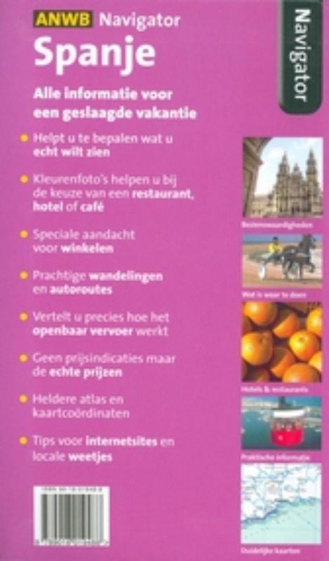 Spanje / ANWB Ontdek achterkant