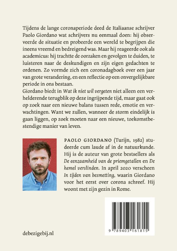 Wat ik niet wil vergeten Wat ik niet wil vergeten achterkant
