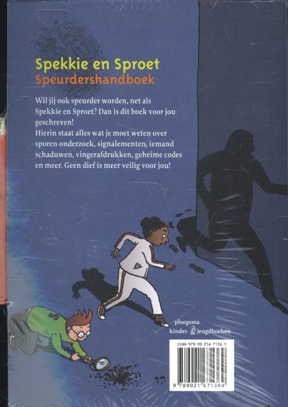 speurdershandboek / Spekkie en Sproet achterkant