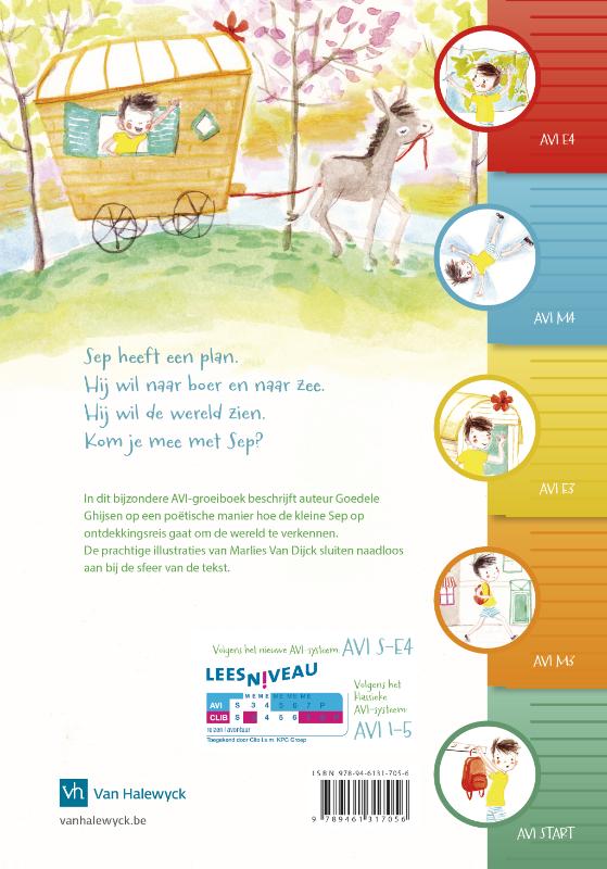 Sep gaat op reis achterkant