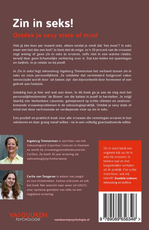 Zin in seks! achterkant