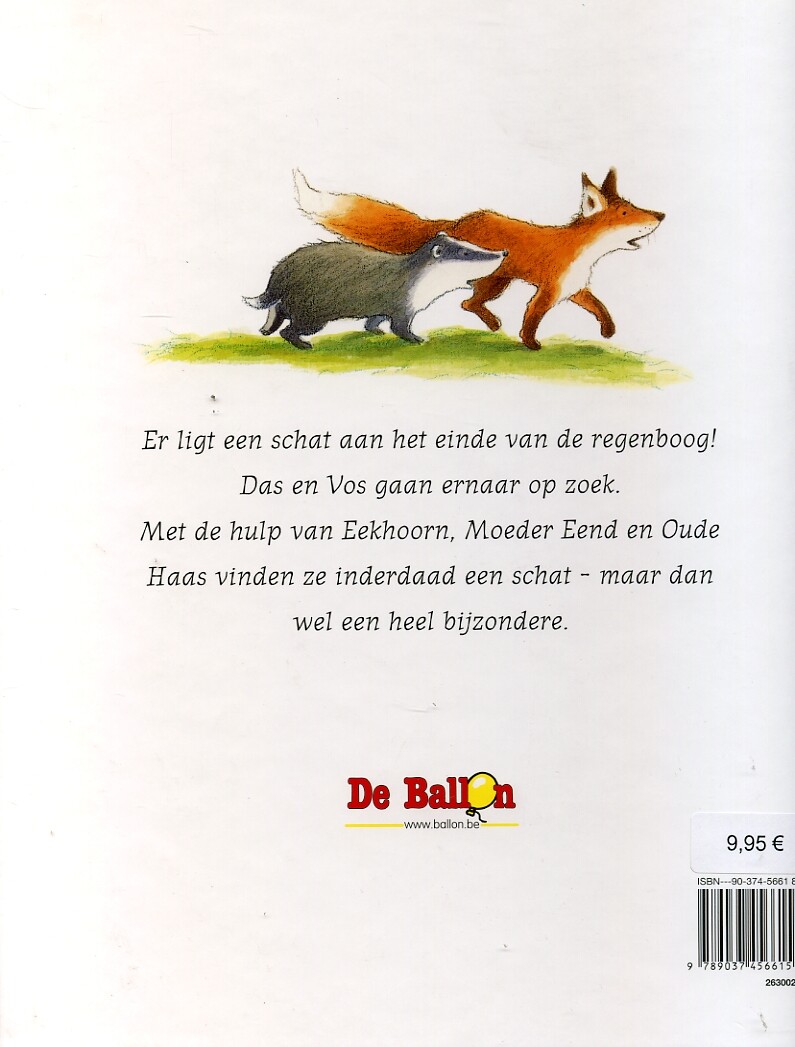 Aan het einde van de regenboog / - achterkant