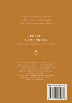 Poëzie in de chaos achterkant