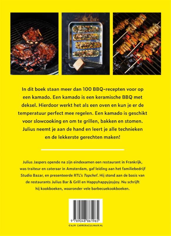 BBQ recepten voor op een kamado achterkant