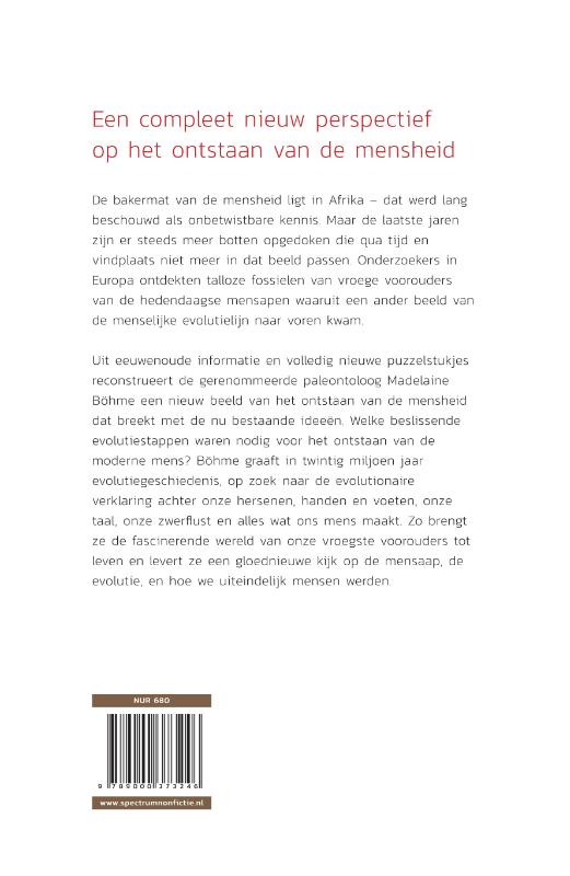 Hoe we mensen werden Hoe we mensen werden achterkant