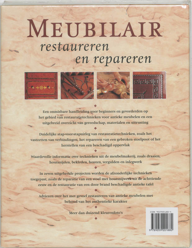Meubilair restaureren en repareren Meubilair restaureren en repareren achterkant