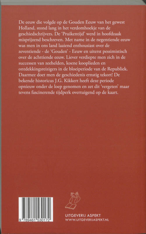 De val van de Republiek achterkant