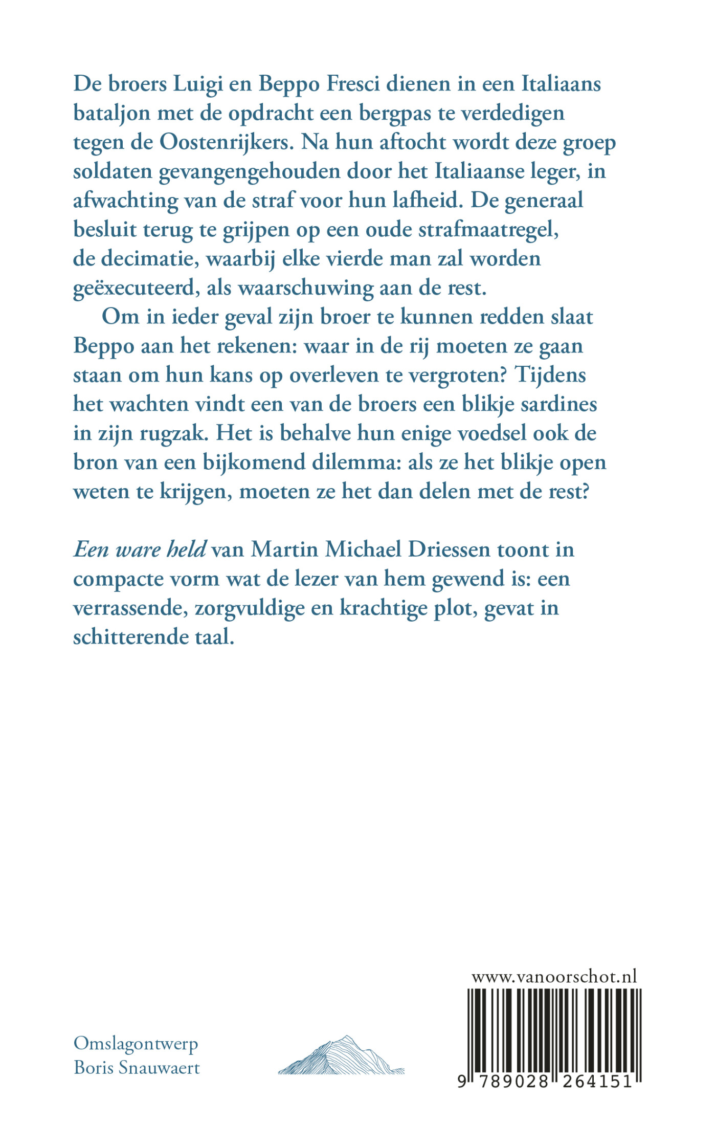 Een ware held achterkant