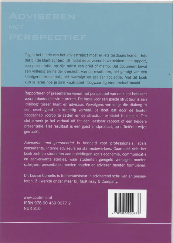Adviseren met perspectief achterkant