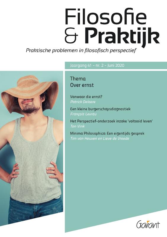 Ton Vink Over Ernst. / Filosofie & Praktijk / 41/2 2020