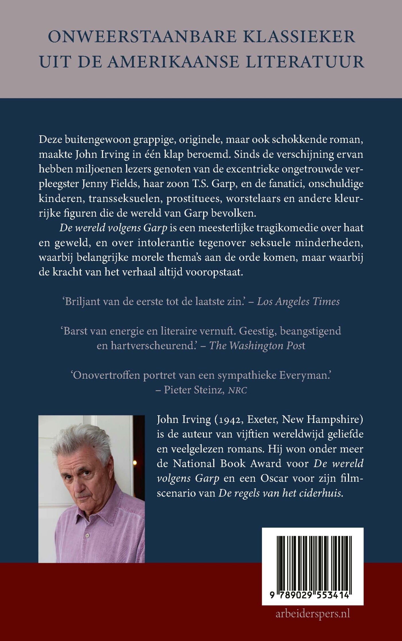 De wereld volgens Garp achterkant