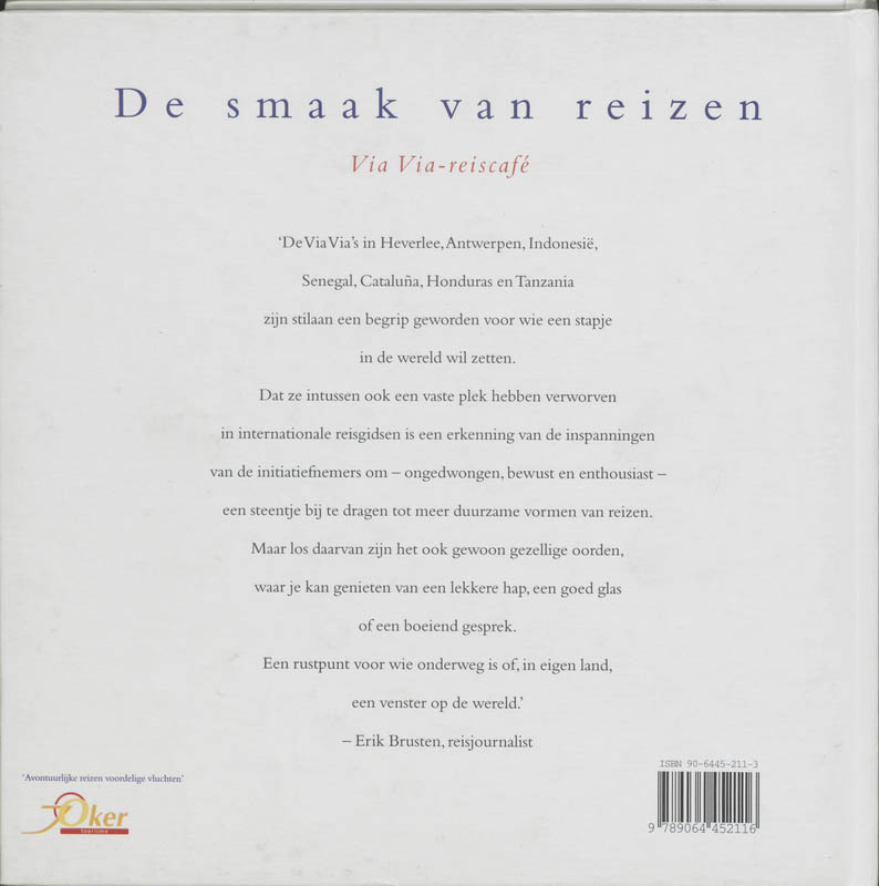 Smaak Van Reizen achterkant