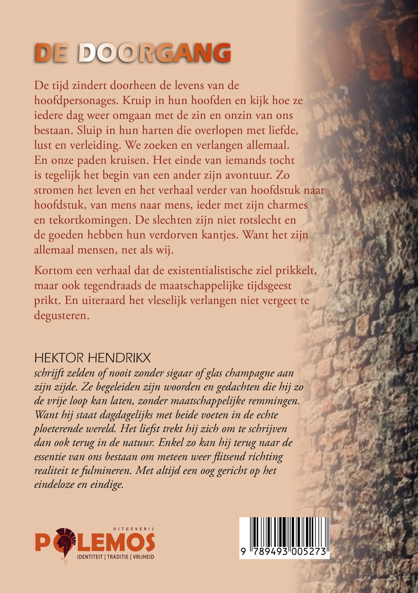 De doorgang achterkant