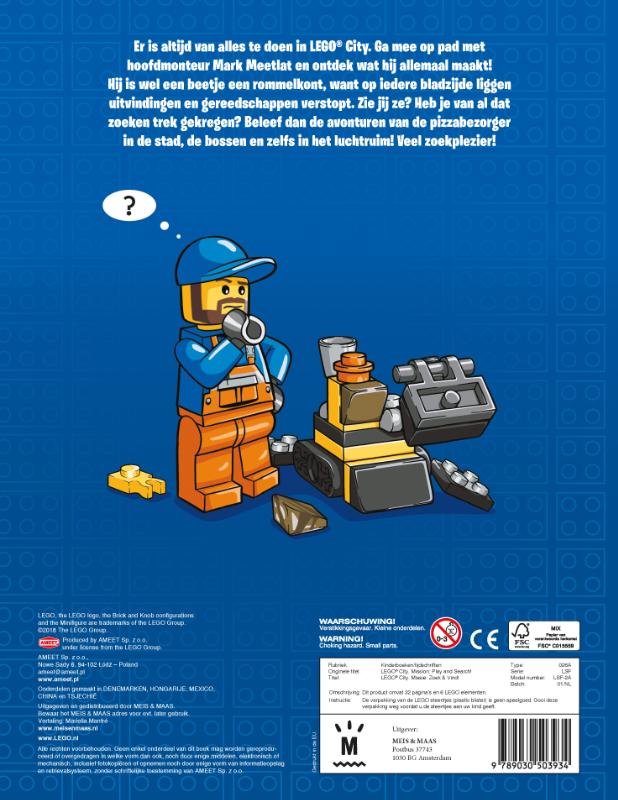 Missie / Lego city Missie / Lego city achterkant