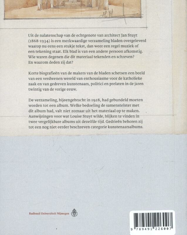 Vrienden van Jan Stuyt en Louise Barozzi / Nijmeegse kunsthistorische cahiers / 22 achterkant