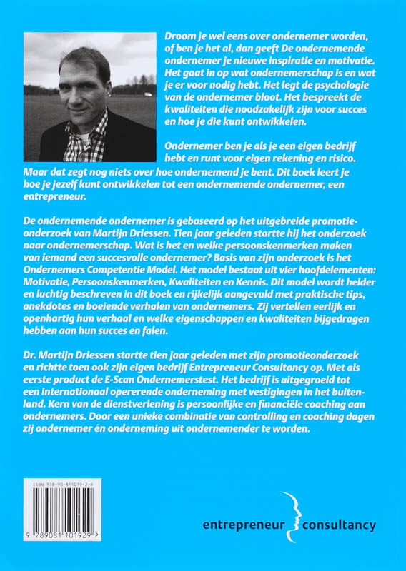 De ondernemende ondernemer De ondernemende ondernemer achterkant