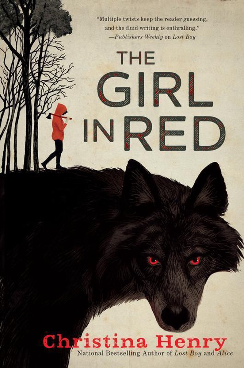 The girl in red