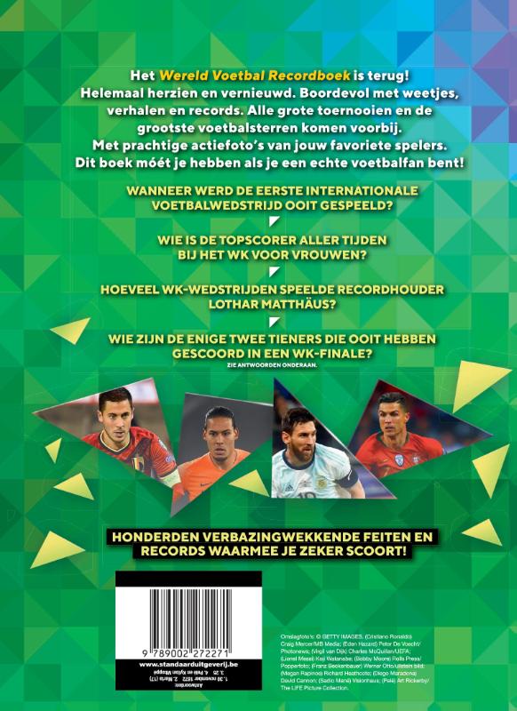 Wereld voetbal recordboek 2021 achterkant