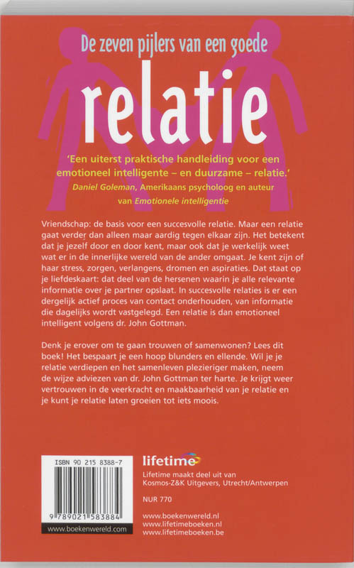 De zeven pijlers van een goede relatie De zeven pijlers van een goede relatie achterkant