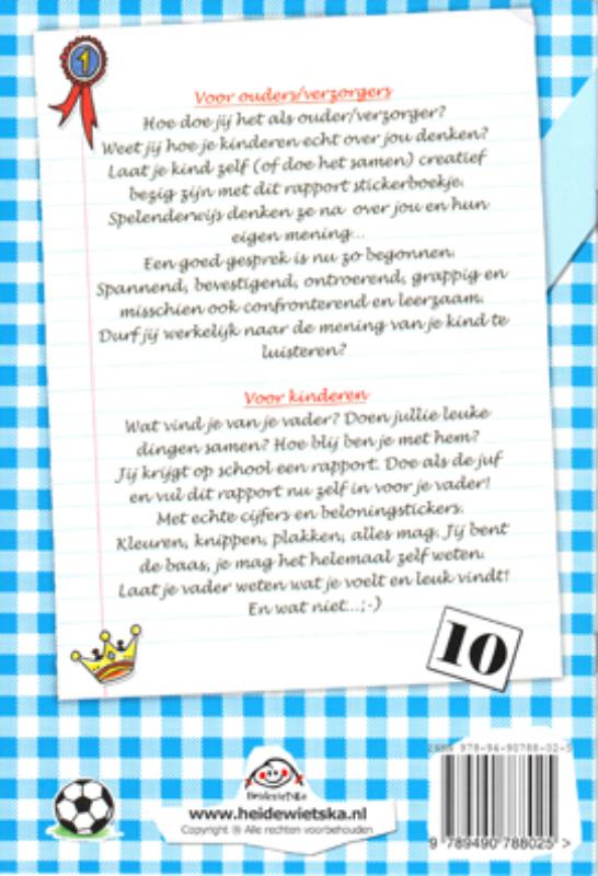 Rapport voor Papa / Rapport voor... / 2 achterkant