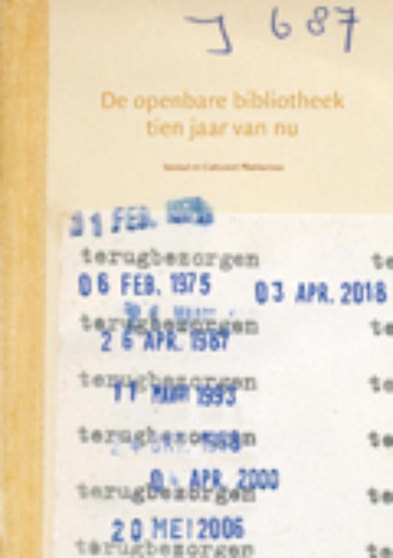 De openbare bibliotheek tien jaar van nu / SCP-publicatie / 2008/6