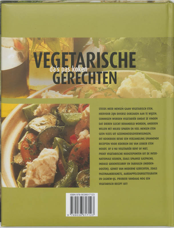 Vegetarische gerechten / Da's pas koken achterkant