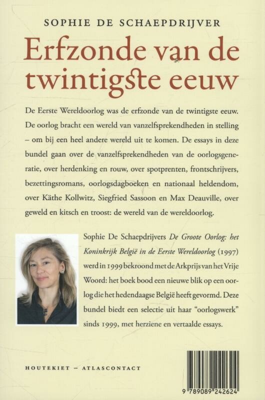 Erfzonde van de twintigste eeuw achterkant