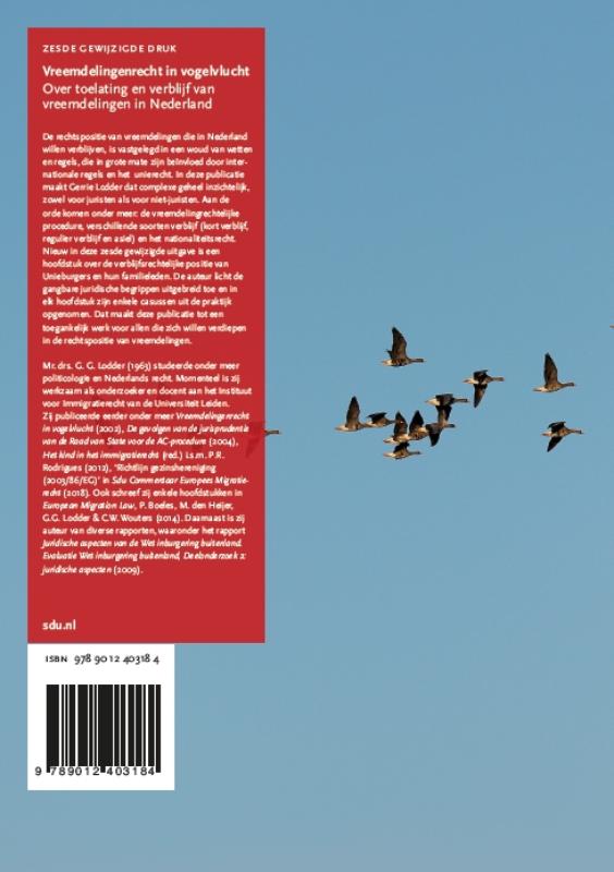 Vreemdelingenrecht in vogelvlucht 2018 Vreemdelingenrecht in vogelvlucht 2018 achterkant