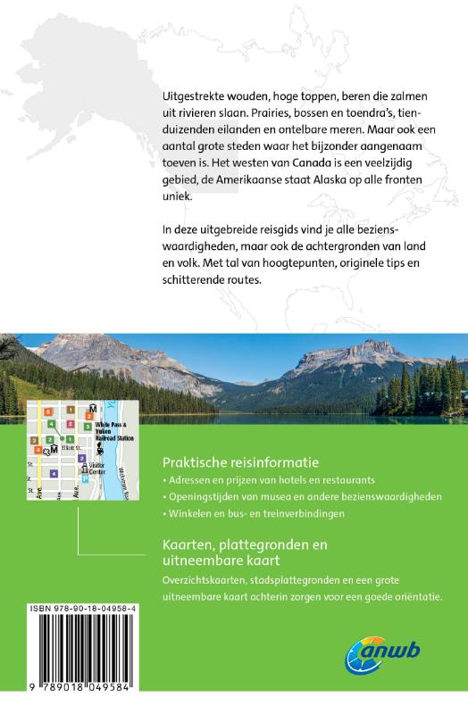 Canada-West / ANWB Wereldreisgids achterkant