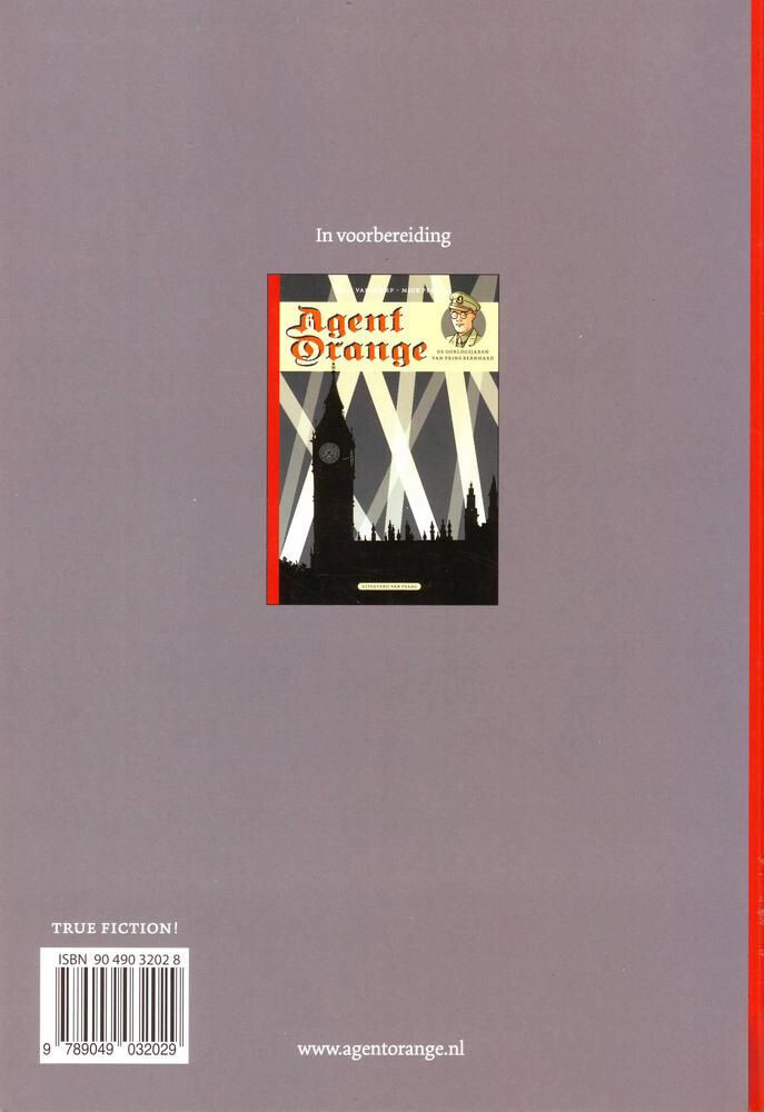 Agent Orange - de jonge jaren van prins Bernhard / Agent Orange achterkant