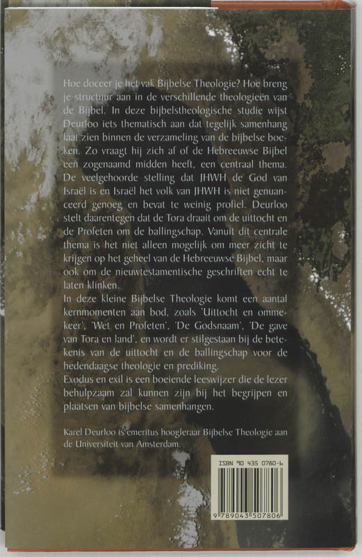 Exodus en Exil / Kleine Bijbelse Theologie / 1 Exodus en Exil / Kleine Bijbelse Theologie / 1 achterkant