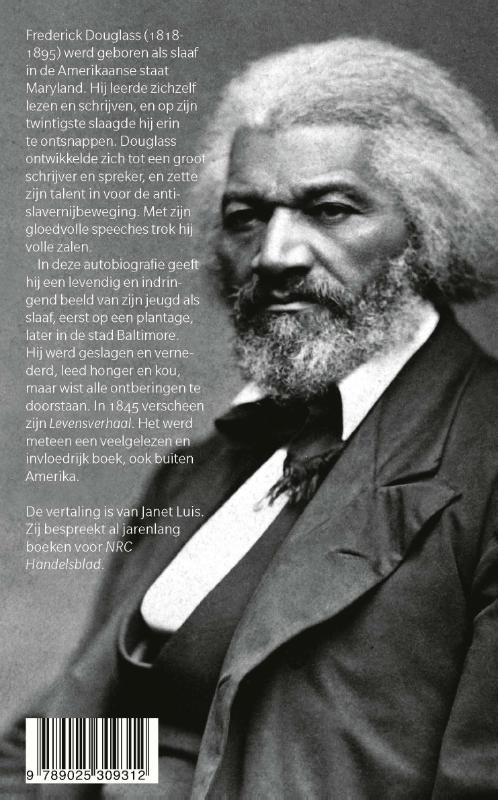 Het levensverhaal van Frederick Douglass achterkant