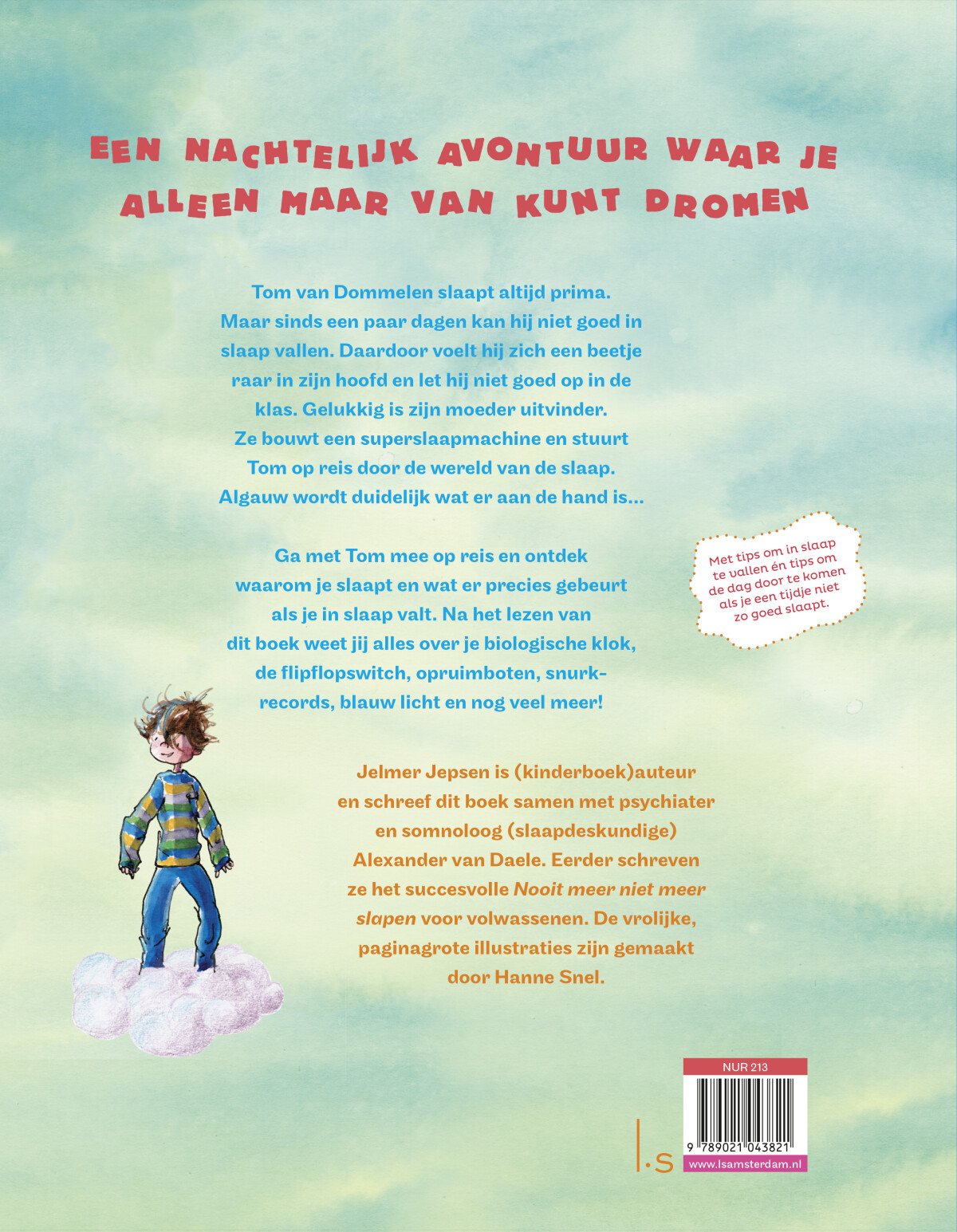 De superslaapmachine achterkant