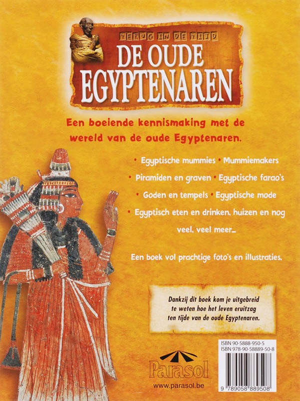 Oude Egyptenaren achterkant