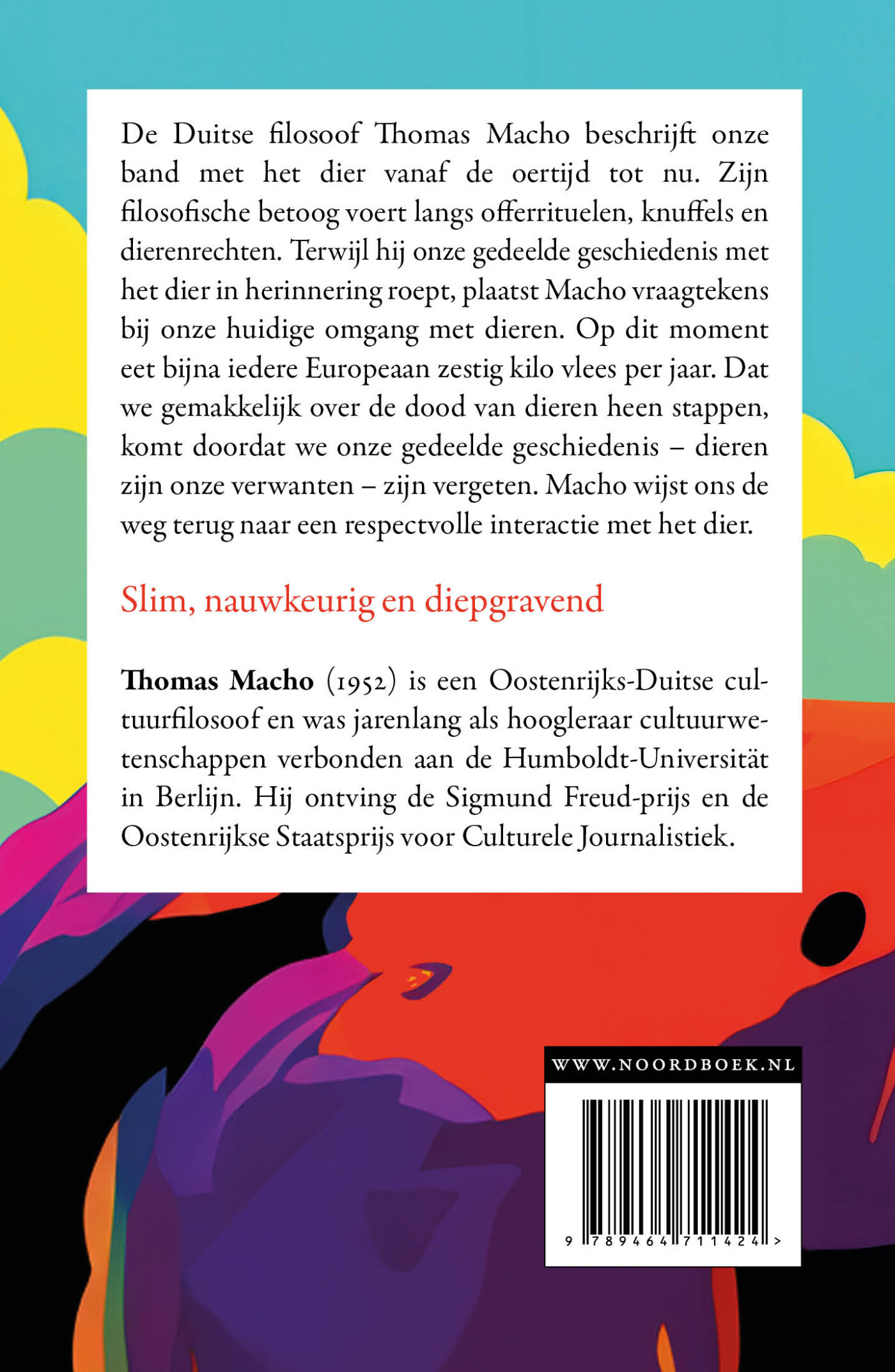 Waarom we dieren eten achterkant