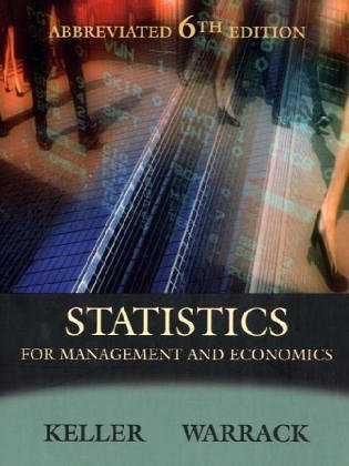 Statistics For Management And Economics With Infotrac
