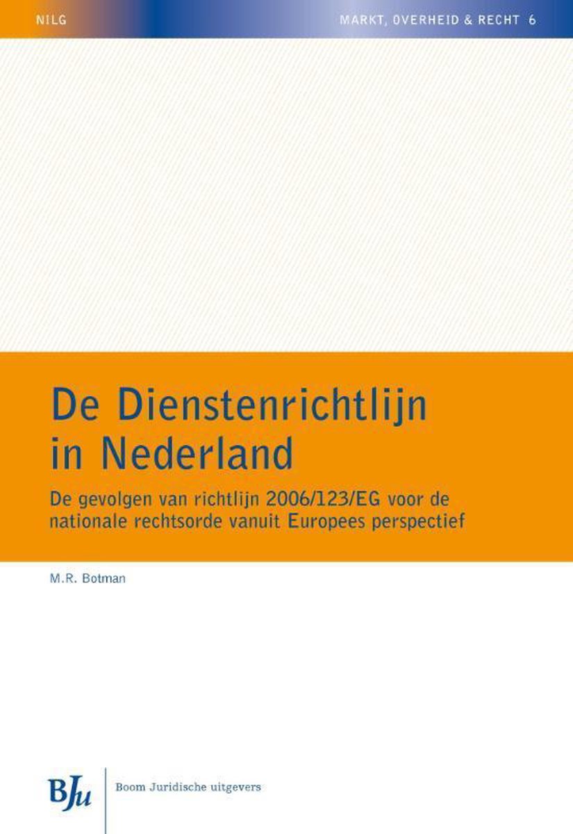 De dienstenrichtlijn in Nederland