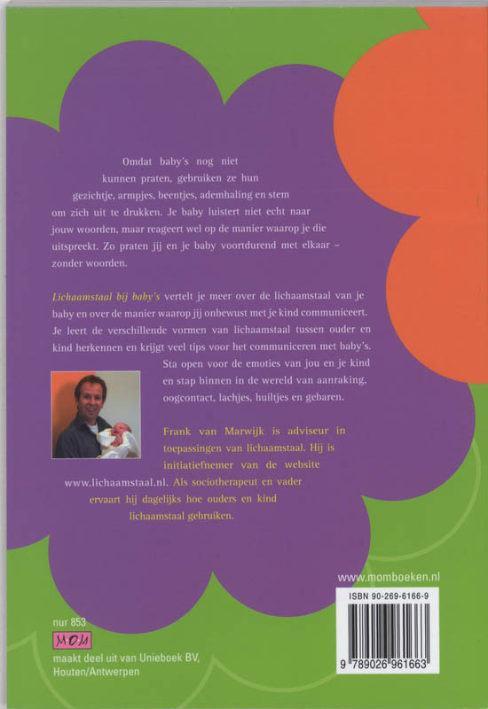 Lichaamstaal bij baby's Lichaamstaal bij baby's achterkant