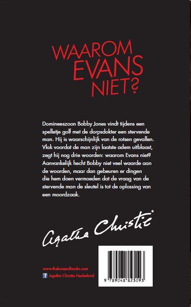 Agatha Christie  -   Waarom Evans niet? achterkant