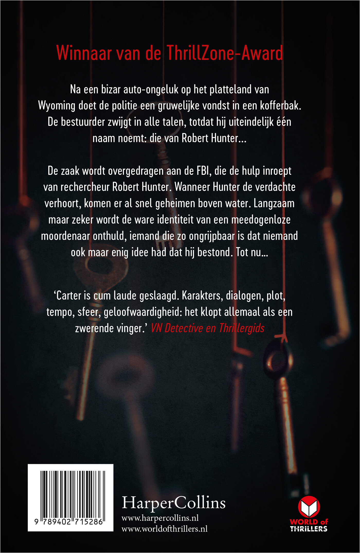 De beste vriend / Robert Hunter / 6 achterkant