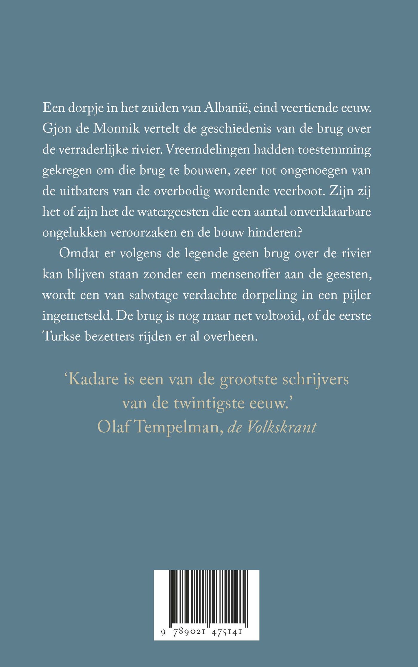 De brug met drie bogen achterkant