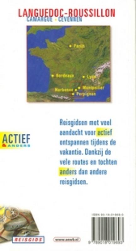 Languedoc-Roussillion Camargue / ANWB actief & anders achterkant