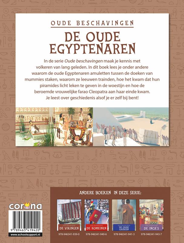 De Oude Egyptenaren / Oude beschavingen achterkant