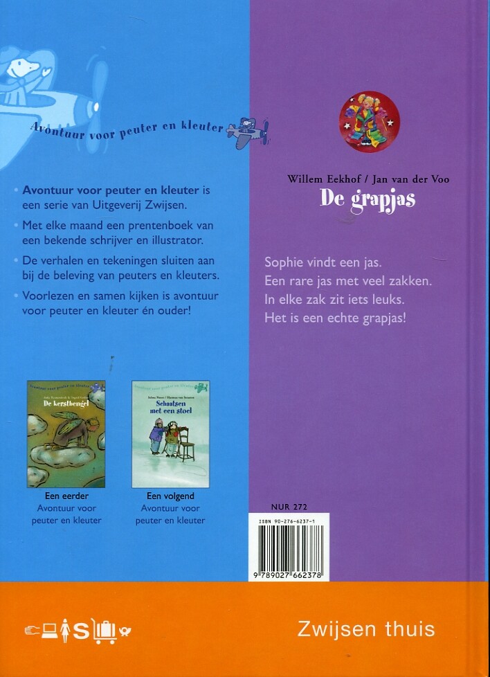 De grapjas / Avontuur voor peuter en kleuter achterkant