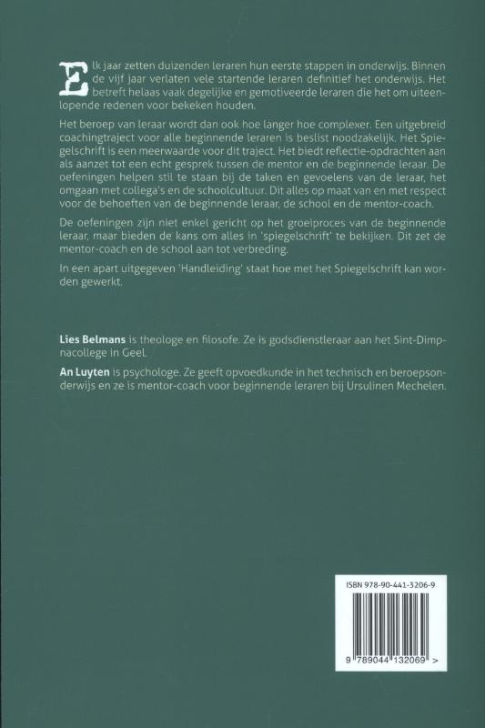 Spiegelschrift achterkant