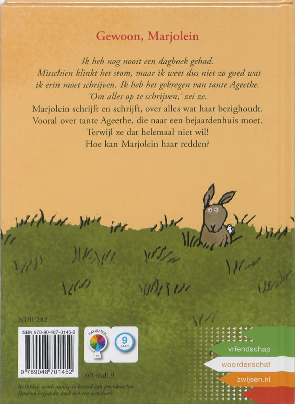 Gewoon, Marjolein / Bikkels achterkant